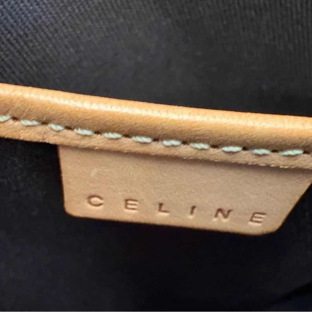 Celine Macadam Coated Monogram Tote COA included.